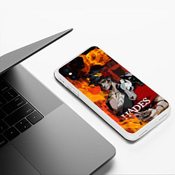 Чехол iPhone XS Max матовый Hades, цвет: 3D-белый — фото 2