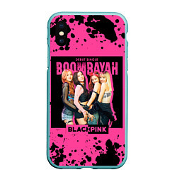 Чехол iPhone XS Max матовый Boombayah, цвет: 3D-мятный