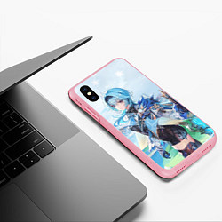 Чехол iPhone XS Max матовый Eula Genshin Impact, цвет: 3D-баблгам — фото 2