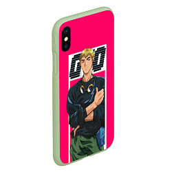 Чехол iPhone XS Max матовый Great Teacher Onizuka, цвет: 3D-салатовый — фото 2