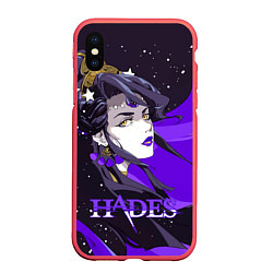 Чехол iPhone XS Max матовый Hades Nyx, цвет: 3D-красный