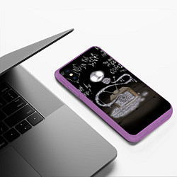 Чехол iPhone XS Max матовый The Binding of Isaac Dogma, цвет: 3D-фиолетовый — фото 2