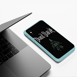 Чехол iPhone XS Max матовый Энт, цвет: 3D-мятный — фото 2