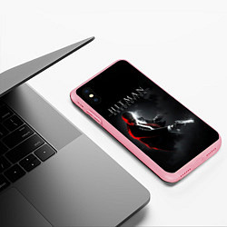 Чехол iPhone XS Max матовый Hitman Absolution, цвет: 3D-баблгам — фото 2