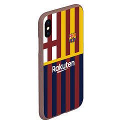 Чехол iPhone XS Max матовый BARCELONA FC БАРСЕЛОНА ФК BARCA, цвет: 3D-коричневый — фото 2