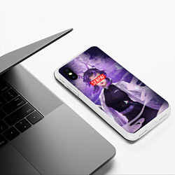 Чехол iPhone XS Max матовый SENPAI SHINOBU KOCHO СТОЛП, цвет: 3D-белый — фото 2