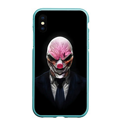 Чехол iPhone XS Max матовый Hoxton, цвет: 3D-мятный