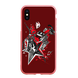 Чехол iPhone XS Max матовый Mask of Ren, цвет: 3D-баблгам