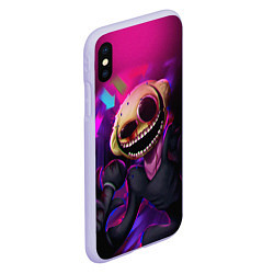 Чехол iPhone XS Max матовый Friday Night Funkin монстр, цвет: 3D-светло-сиреневый — фото 2