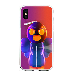 Чехол iPhone XS Max матовый Whitty игра Friday Night Funki, цвет: 3D-белый