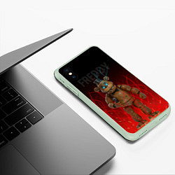 Чехол iPhone XS Max матовый FNAF FREDDY, цвет: 3D-салатовый — фото 2