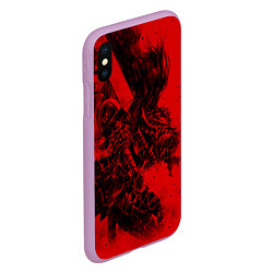 Чехол iPhone XS Max матовый BERSERK БЕРСЕРК, цвет: 3D-сиреневый — фото 2