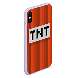 Чехол iPhone XS Max матовый TNT, цвет: 3D-светло-сиреневый — фото 2