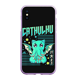 Чехол iPhone XS Max матовый CatHulhu