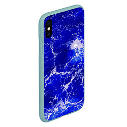 Чехол iPhone XS Max матовый Морские волны!, цвет: 3D-мятный — фото 2