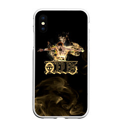 Чехол iPhone XS Max матовый Портгас Д Эйс One Piece, цвет: 3D-белый