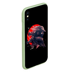 Чехол iPhone XS Max матовый Wolfborn, цвет: 3D-салатовый — фото 2