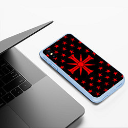 Чехол iPhone XS Max матовый FAR CRY 5 SINNER СЕКТА, цвет: 3D-голубой — фото 2