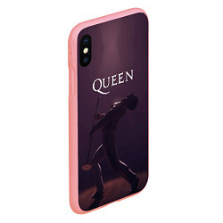 Чехол iPhone XS Max матовый Freddie Mercury Queen Z, цвет: 3D-баблгам — фото 2