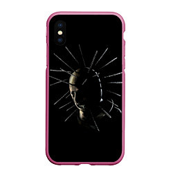 Чехол iPhone XS Max матовый Craig Jones, цвет: 3D-малиновый