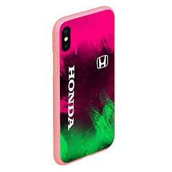 Чехол iPhone XS Max матовый NEON HONDA НЕОН ХОНДА, цвет: 3D-баблгам — фото 2