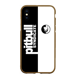 Чехол iPhone XS Max матовый PITBULL SYNDICATE ПИТБУЛЬ