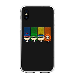 Чехол iPhone XS Max матовый South park FBI