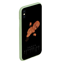Чехол iPhone XS Max матовый Dead Stranding, цвет: 3D-салатовый — фото 2