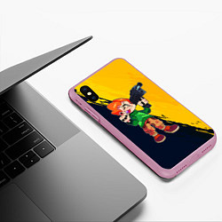 Чехол iPhone XS Max матовый FNF PICO ПИКО, цвет: 3D-розовый — фото 2