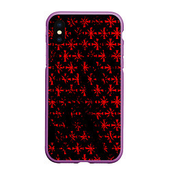 Чехол iPhone XS Max матовый FAR CRY 5 СЕКТАНТЫ ГРЕШНИК, цвет: 3D-фиолетовый