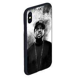 Чехол iPhone XS Max матовый Ice Cube Айс Куб Z, цвет: 3D-черный — фото 2