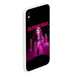 Чехол iPhone XS Max матовый Euphoria team, цвет: 3D-белый — фото 2