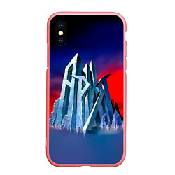 Чехол iPhone XS Max матовый Ария - Мания величия, цвет: 3D-баблгам