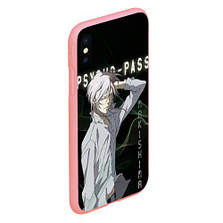 Чехол iPhone XS Max матовый Сёго Макисима Psycho-Pass, цвет: 3D-баблгам — фото 2