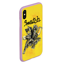 Чехол iPhone XS Max матовый Snatch: Art, цвет: 3D-сиреневый — фото 2