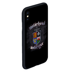 Чехол iPhone XS Max матовый Shield of Motorhead, цвет: 3D-черный — фото 2