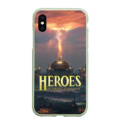 Чехол iPhone XS Max матовый Heroes of Might and Magic HoM Z, цвет: 3D-салатовый