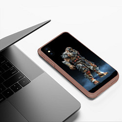Чехол iPhone XS Max матовый NPC GEARS OF WAR Z, цвет: 3D-коричневый — фото 2