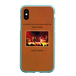 Чехол iPhone XS Max матовый Made in Japan - Deep Purple, цвет: 3D-мятный