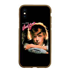 Чехол iPhone XS Max матовый Young Americans - David Bowie, цвет: 3D-коричневый