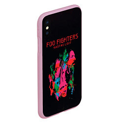 Чехол iPhone XS Max матовый Wasting Light - Foo Fighters, цвет: 3D-розовый — фото 2