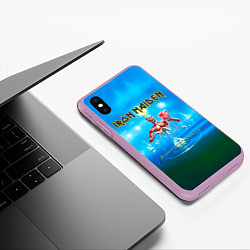 Чехол iPhone XS Max матовый Seventh Son of a Seventh Son - Iron Maiden, цвет: 3D-сиреневый — фото 2