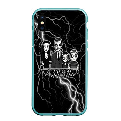 Чехол iPhone XS Max матовый Addams family Семейка Аддамс, цвет: 3D-мятный