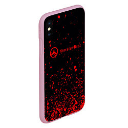 Чехол iPhone XS Max матовый Мерседес 115, цвет: 3D-розовый — фото 2