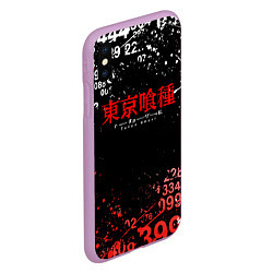 Чехол iPhone XS Max матовый TOKYO GHOUL МИНУС 7 ТОКИЙСКИЙ ГУЛЬ 1000-7, цвет: 3D-сиреневый — фото 2