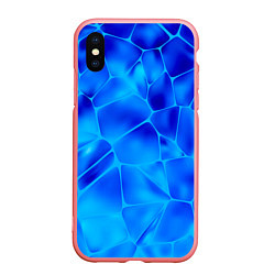 Чехол iPhone XS Max матовый Ice Under Water, цвет: 3D-баблгам