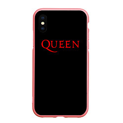 Чехол iPhone XS Max матовый QUEEN,, цвет: 3D-баблгам