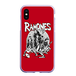 Чехол iPhone XS Max матовый BW Ramones