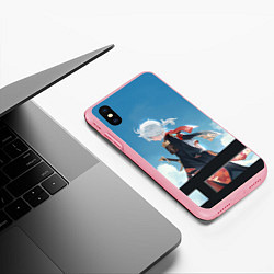 Чехол iPhone XS Max матовый КАДЗУХА НА ФОНЕ НЕБА, цвет: 3D-баблгам — фото 2