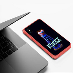 Чехол iPhone XS Max матовый Poppy Playtime, цвет: 3D-красный — фото 2